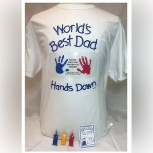 NIP Worlds Best Dad T-shirt with kit